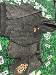 Trapscriptures Hoodie Short Set