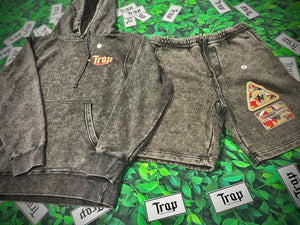 Trapscriptures Hoodie Short Set