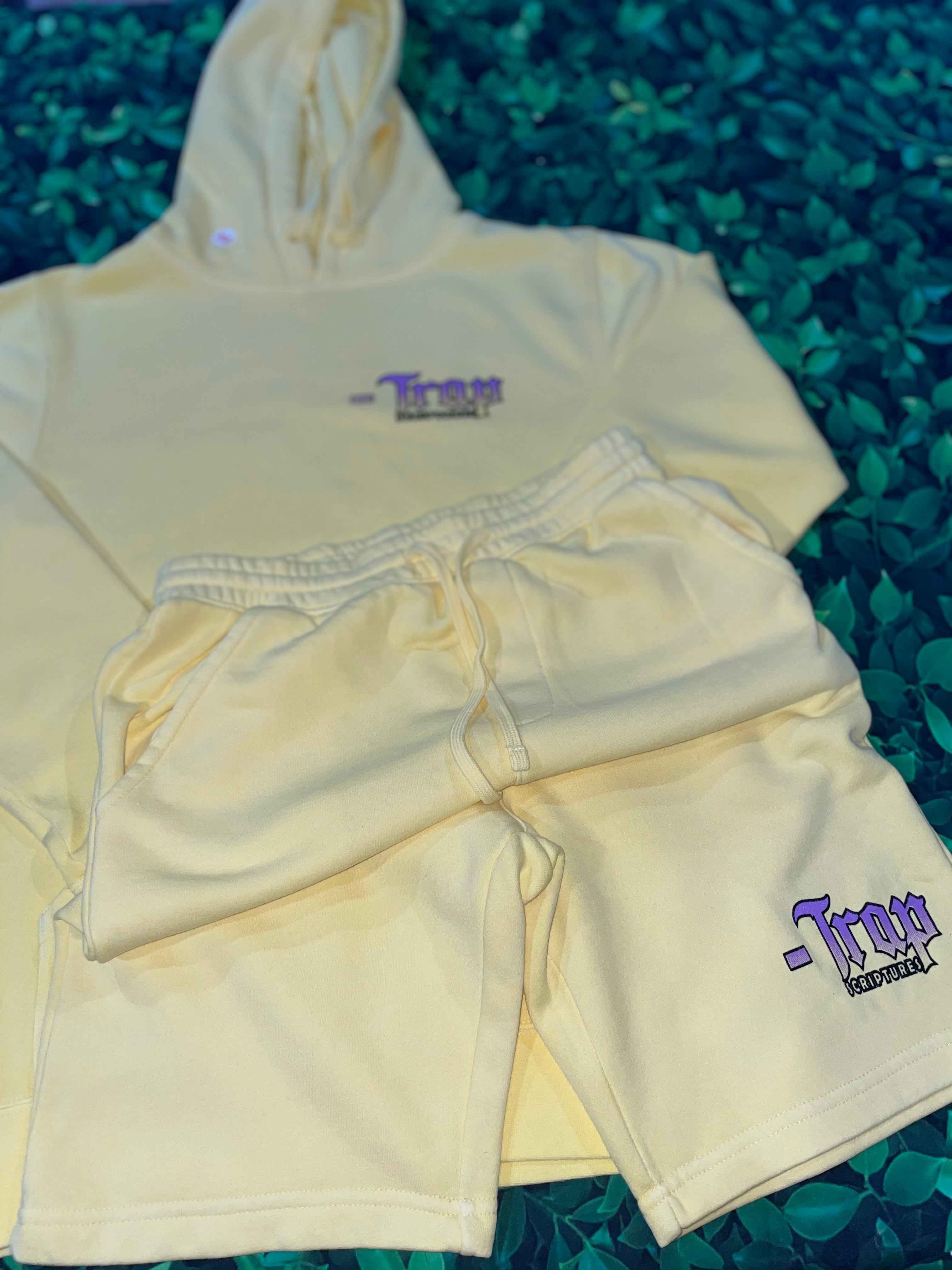 Trapscriptures Don’t Miss Your Blessings Hoodie Short Set