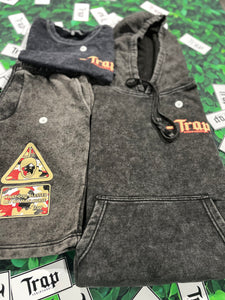 Trapscriptures Hoodie Short Set
