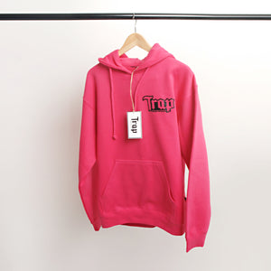 Pink And Black Trap Scriptures Hoodie